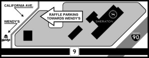 Sheraton Parking Lot Map